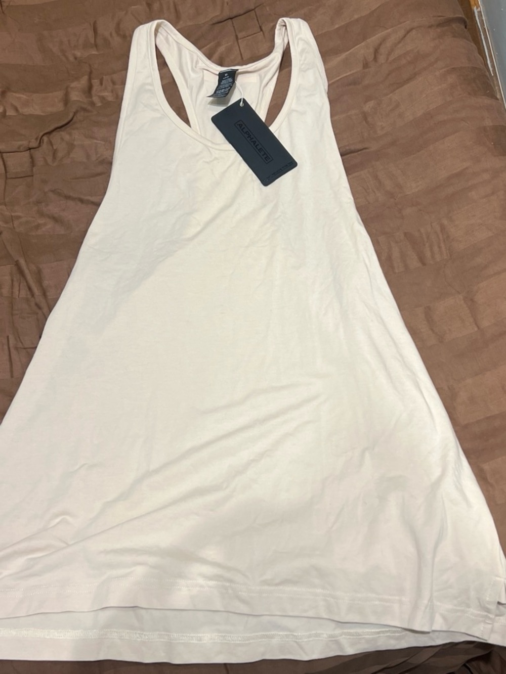 Alphalete Light Cream Tank Top